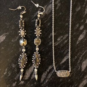BOTH: Kendra Scott Earrings & Necklace